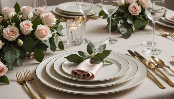 Comment réussir une belle table de fête élégante ?