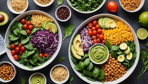 Des salades composées riches en vitamines