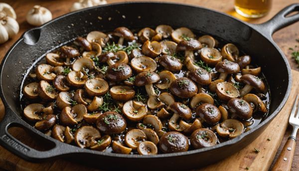 Réaliser une poêlée de champignons savoureuse